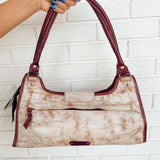 BedStu Unbending Shoulder Bag - Nectar Lux Cherry Lacquer Rustic