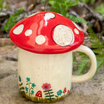 Natural Life Lidded Mushroom Mug - Lace and Grace Boutique