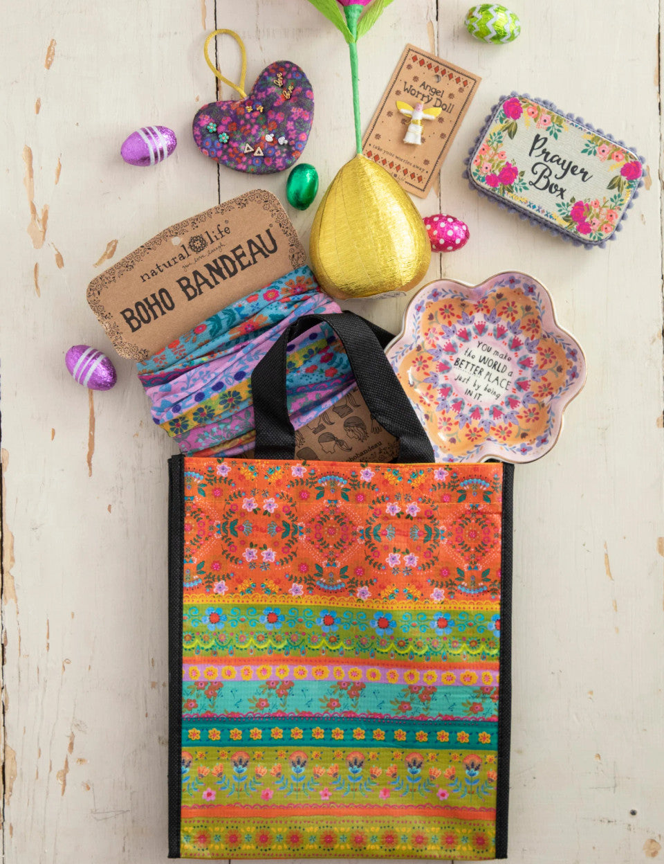 Natural Life Happy Bag - Medium - Lace and Grace Boutique
