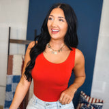 Basic Scoop Neck Tank - Lace and Grace Boutique