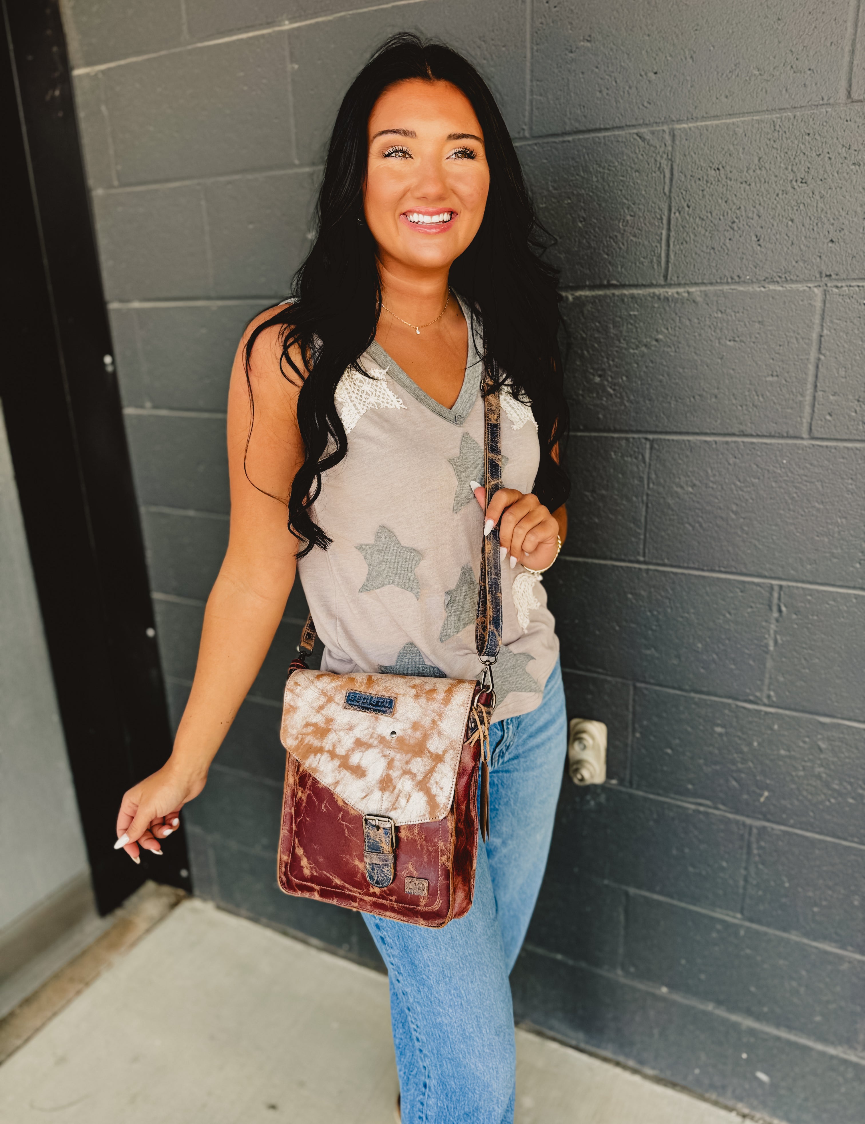BedStu Venice Beach Crossbody Bag - Americana Lux - Lace and Grace Boutique