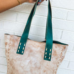 BedStu Stevie Tote Bag - Nectar Lux Arctic Teal Rustic - Lace and Grace Boutique