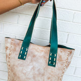 BedStu Stevie Tote Bag - Nectar Lux Arctic Teal Rustic - Lace and Grace Boutique