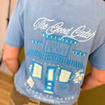 The Good Catch Graphic Tee - Indigo Blue - Lace and Grace Boutique