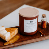 Simply Modern Soy Wax Candle - Caramel Pumpkin Cheesecake