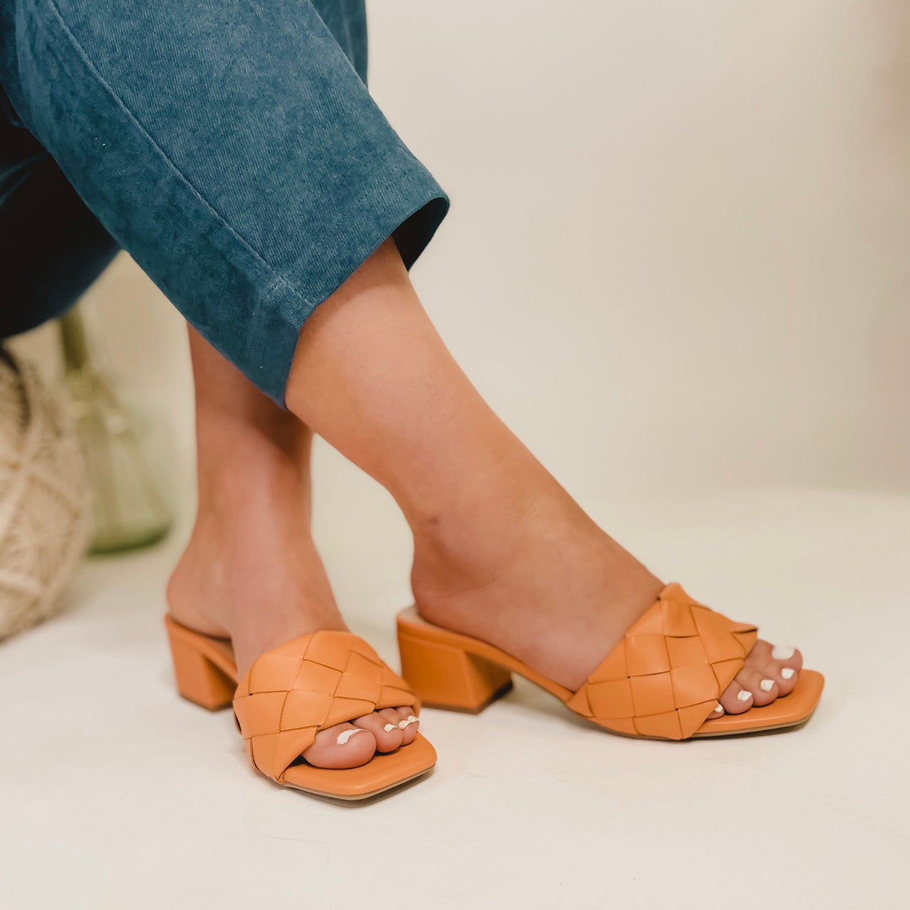 Banques Heel By Soda - Orange - Lace and Grace Boutique