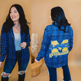 Manchester Greyhounds Flannel - Royal Blue/Gold