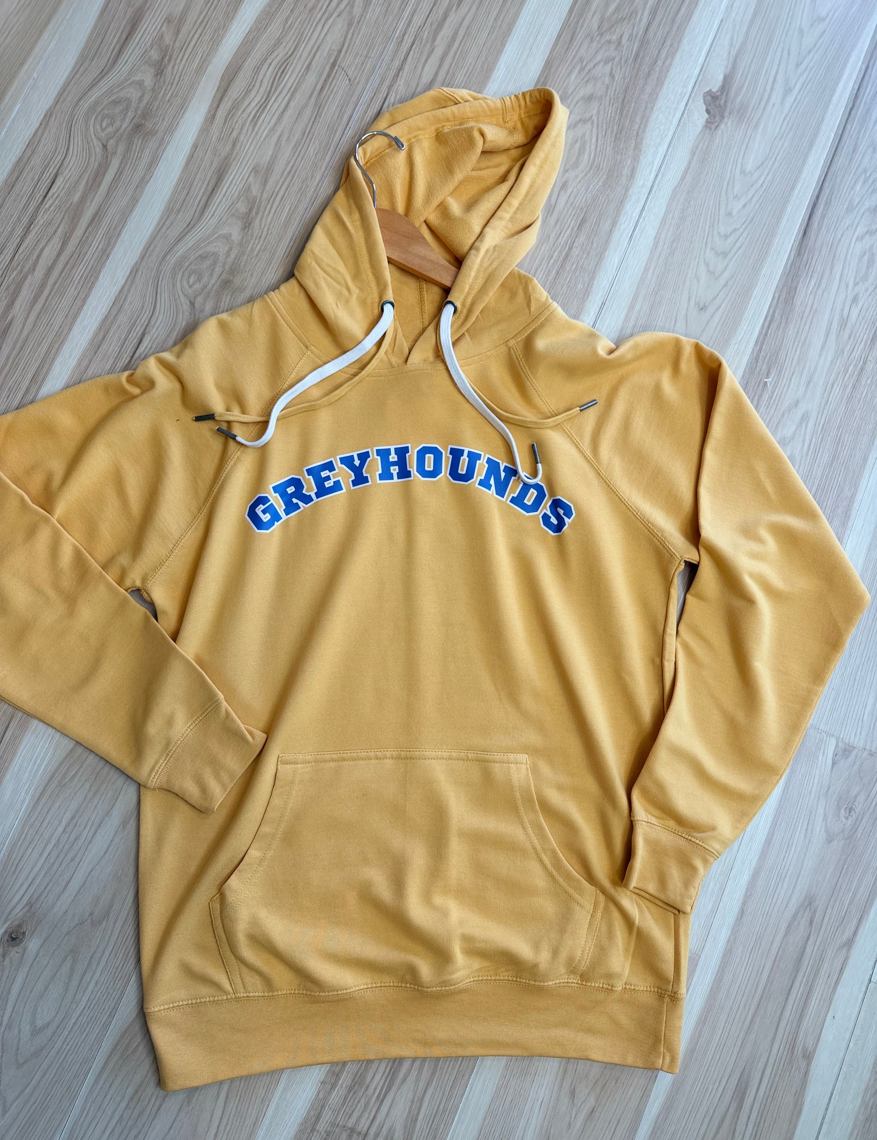 Greyhounds Hoodie - Gold - Lace and Grace Boutique