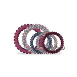 Teleties Spiral Hair Coils | Mix Pack - Purple Haze Hair Ties