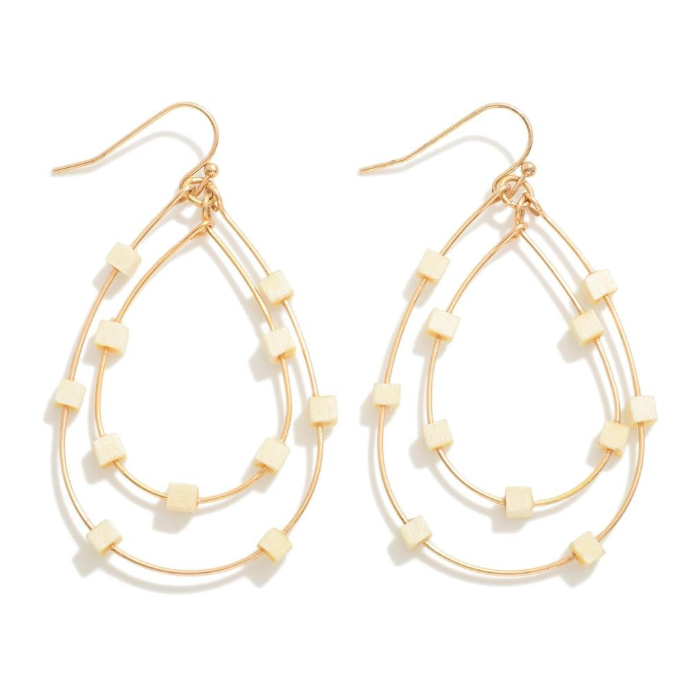 Dainty Nested Teardrop Earrings - Lace and Grace Boutique