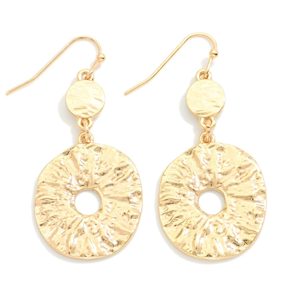 Linked Circle Drop Earrings - Lace and Grace Boutique