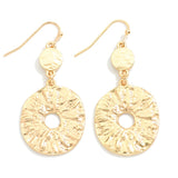 Linked Circle Drop Earrings - Lace and Grace Boutique