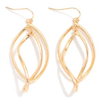 Intertwined Metal Drop Earrings - Lace and Grace Boutique