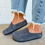 Birkenstock Amsterdam Wrapped Clog - Charcoal - Lace and Grace Boutique