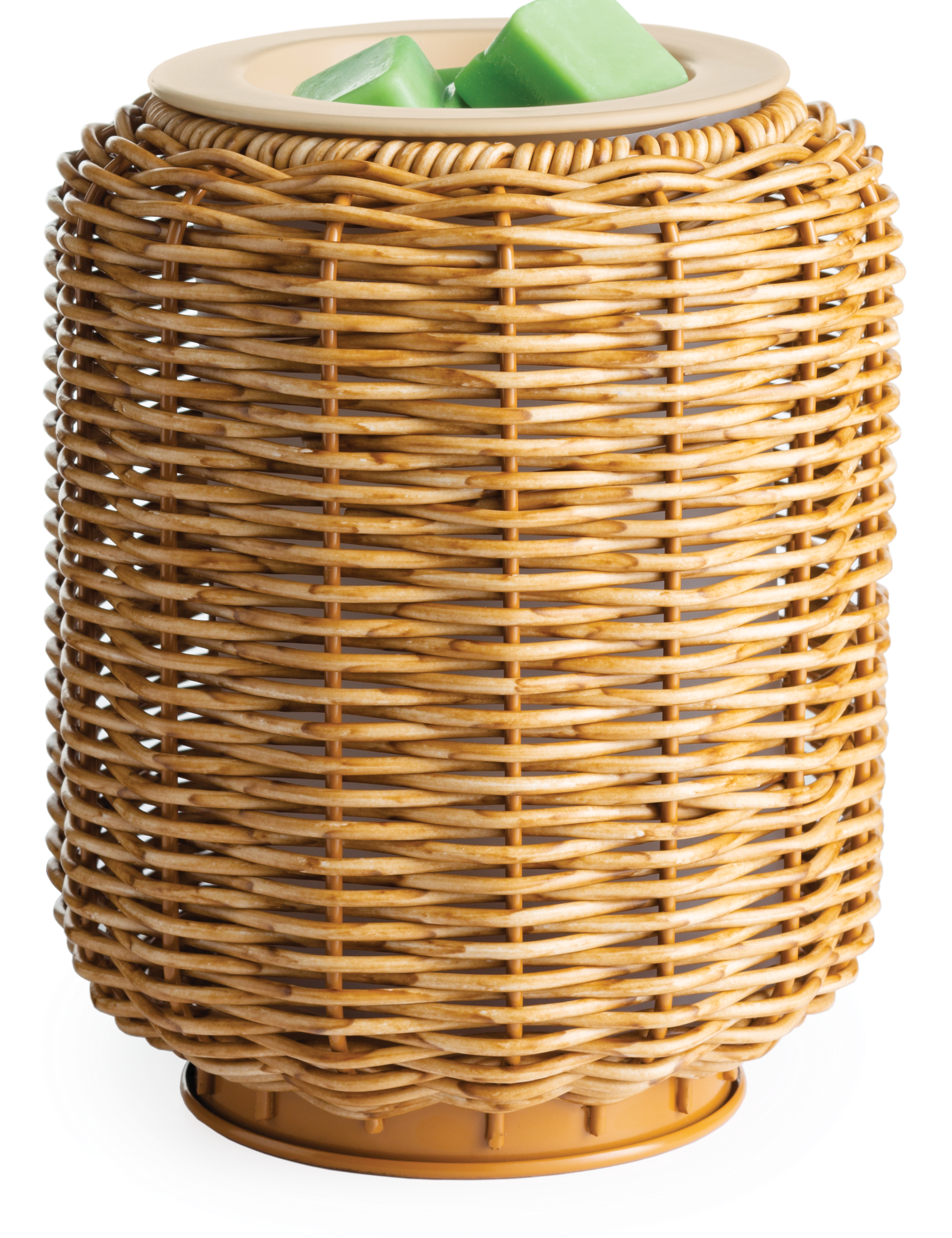Wicker Lantern Illumination Fragrance Warmer - Lace and Grace Boutique