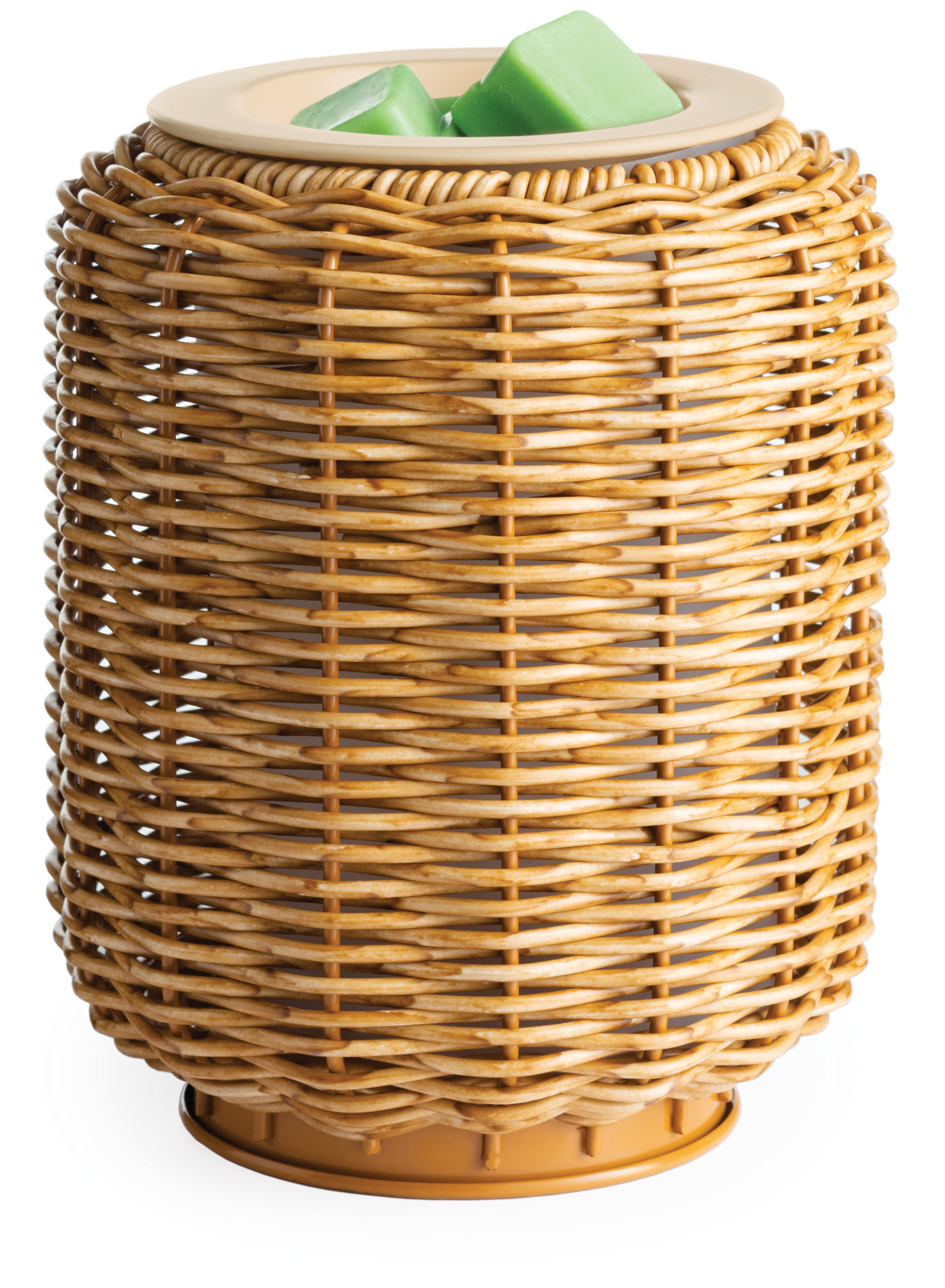 Wicker Lantern Illumination Fragrance Warmer - Lace and Grace Boutique
