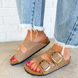 Birkenstock Arizona Big Buckle Oiled Leather Sandal - Tabacco Brown