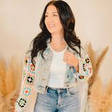 Made For This Granny Square Denim Jacket