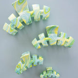 Teleties Classic Hair Clip | Medium - By The Sea Shore