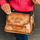 BedStu Ceremonious Crossbody Bag - Oats Tan Rustic - Lace and Grace Boutique