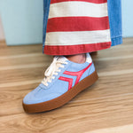The Nova Sneaker - Blue - Lace and Grace Boutique