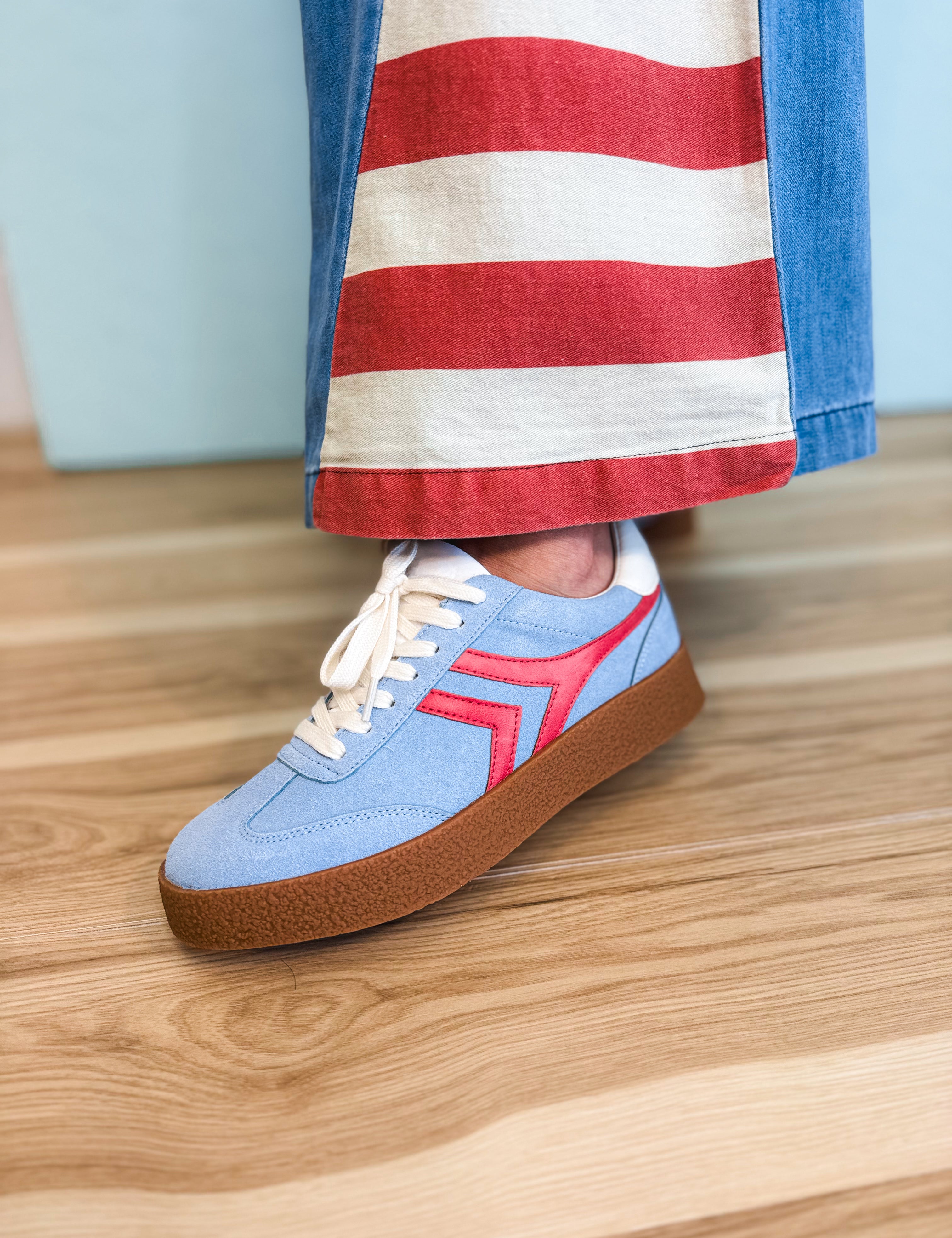 The Nova Sneaker - Blue - Lace and Grace Boutique