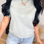 For The Record, Jesus Loves You Graphic Tee - Bay - Lace and Grace Boutique