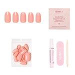 Glamnetic Press On Nails - Peach Coral - Lace and Grace Boutique