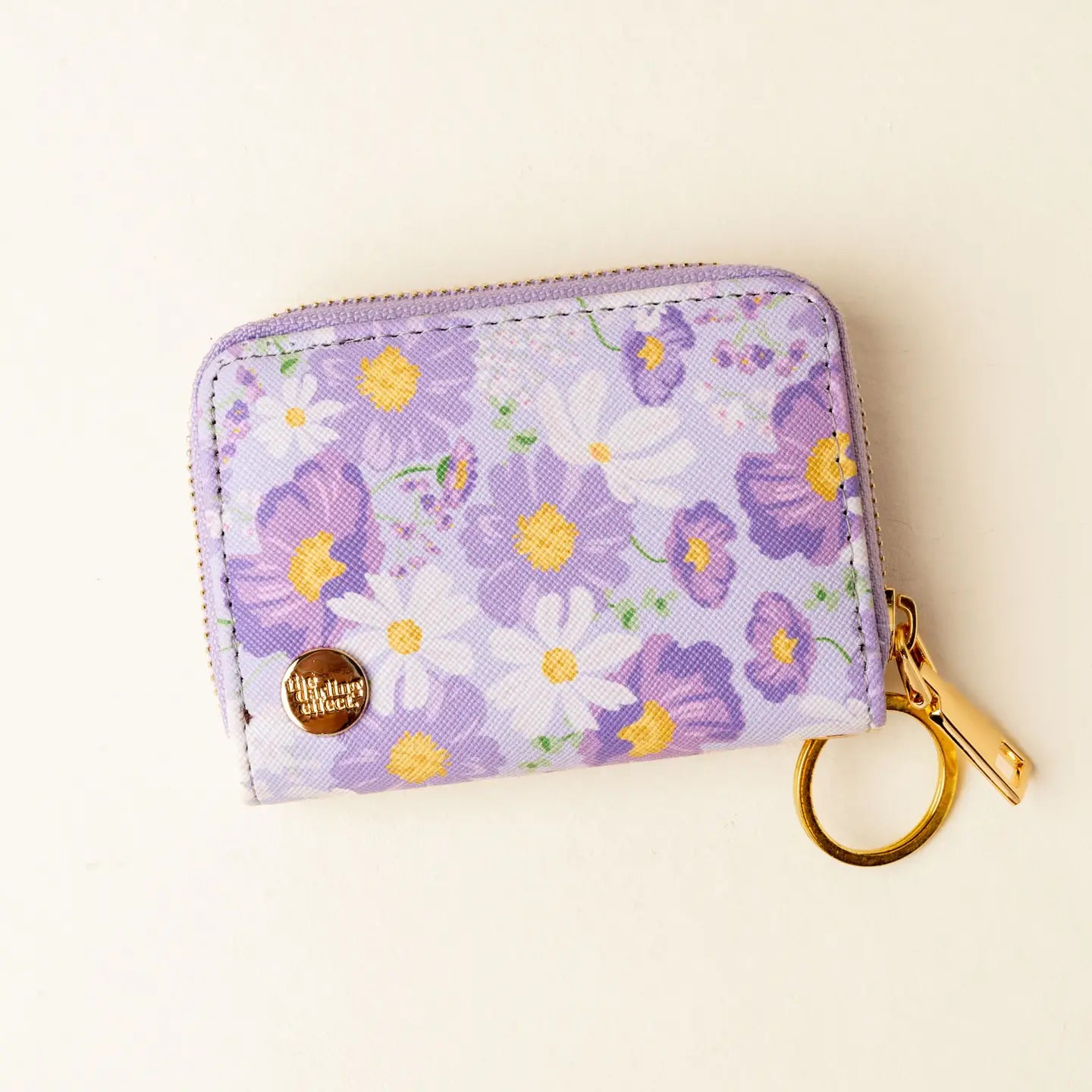 Zip Around Wallet - Bouquet Beauty Purple - Lace and Grace Boutique