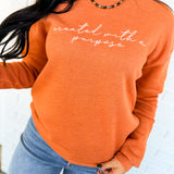 Created With A Purpose Fleece Sweatshirt - Heather Autumn