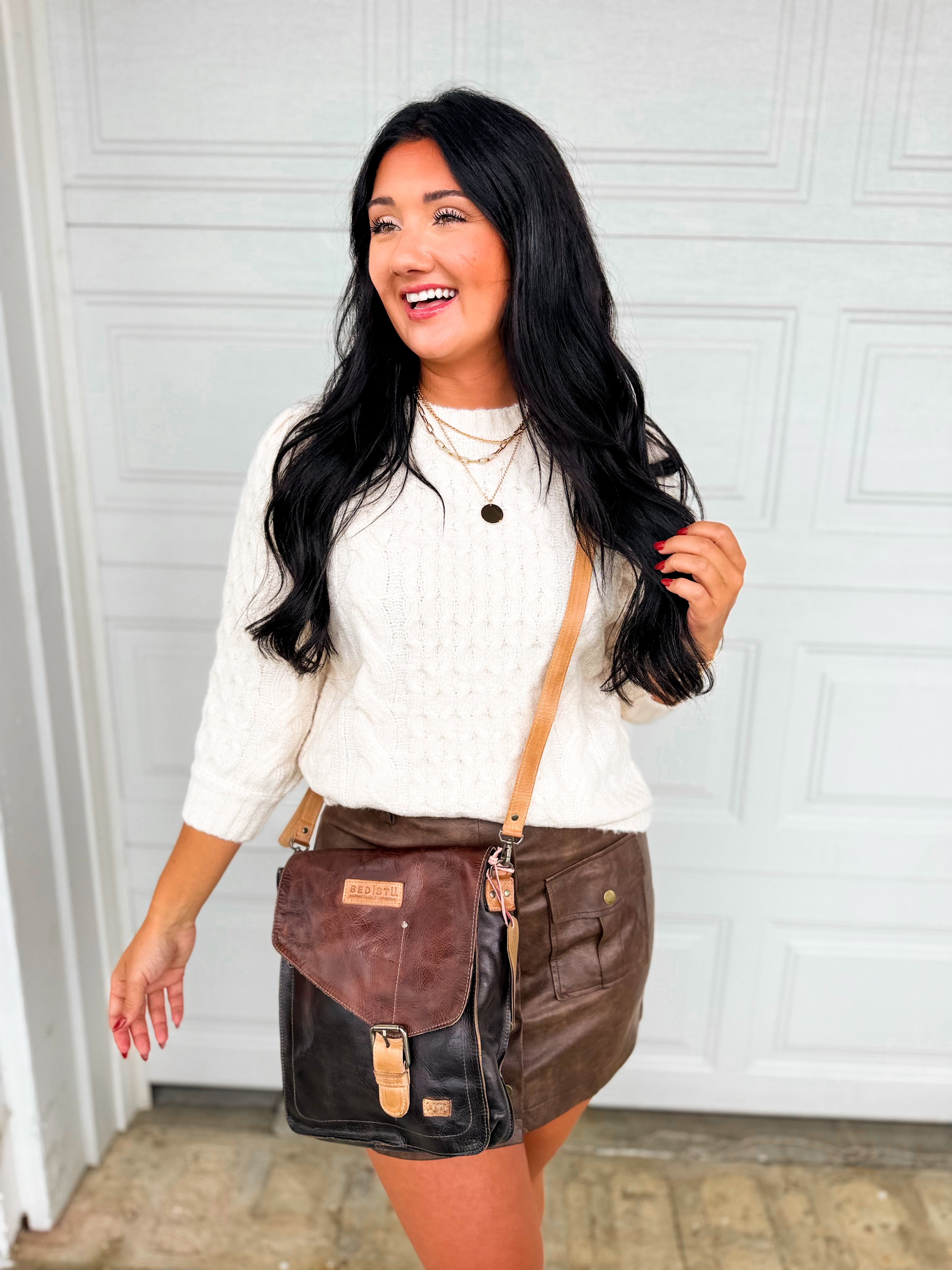 BedStu Venice Beach Crossbody Bag - Java Rustic - Lace and Grace Boutique
