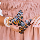 Teleties Classic Hair Clip | Large - Tortoise