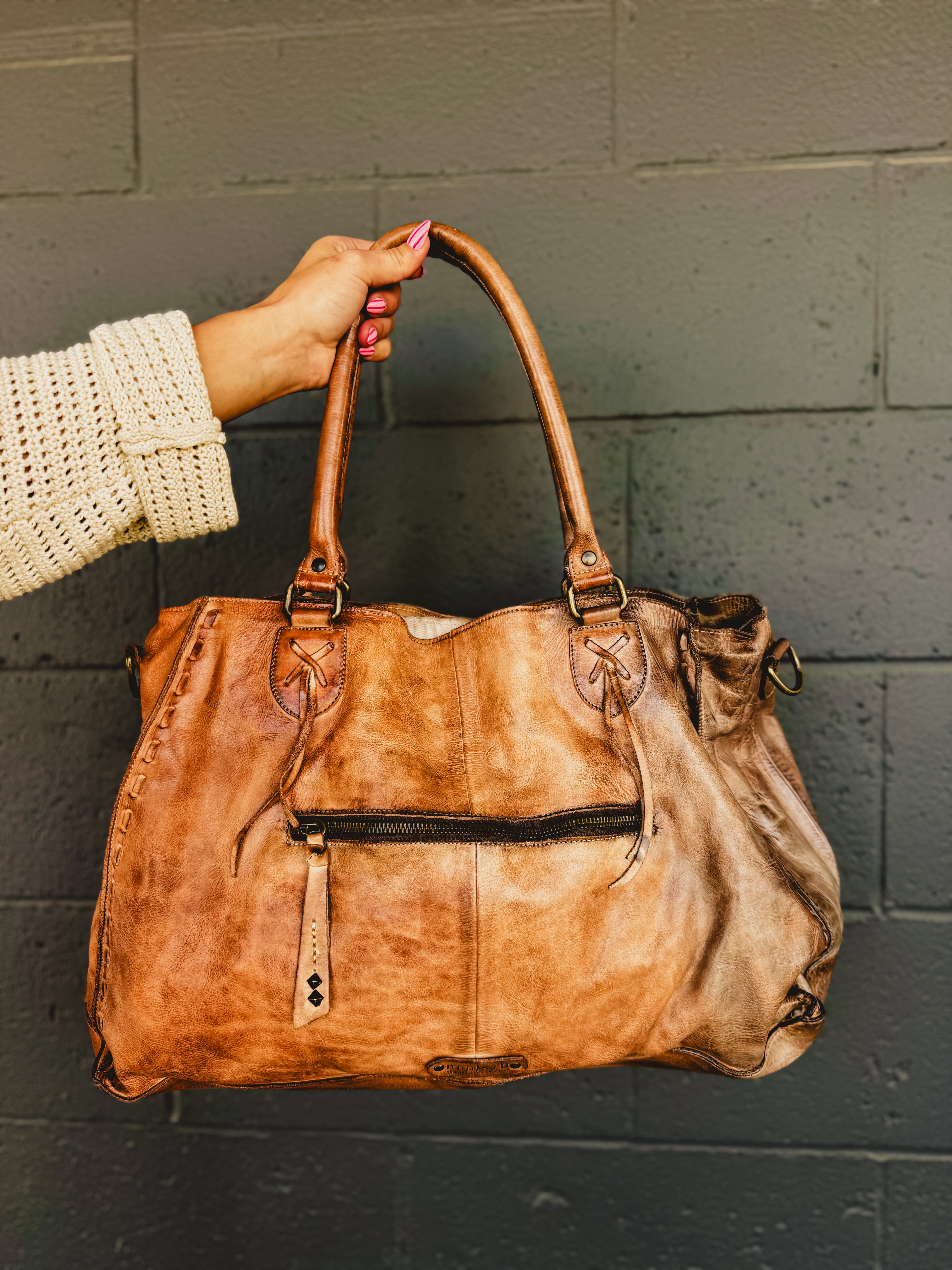 BedStu Rockaway Bag - Desert Stone TD - Lace and Grace Boutique