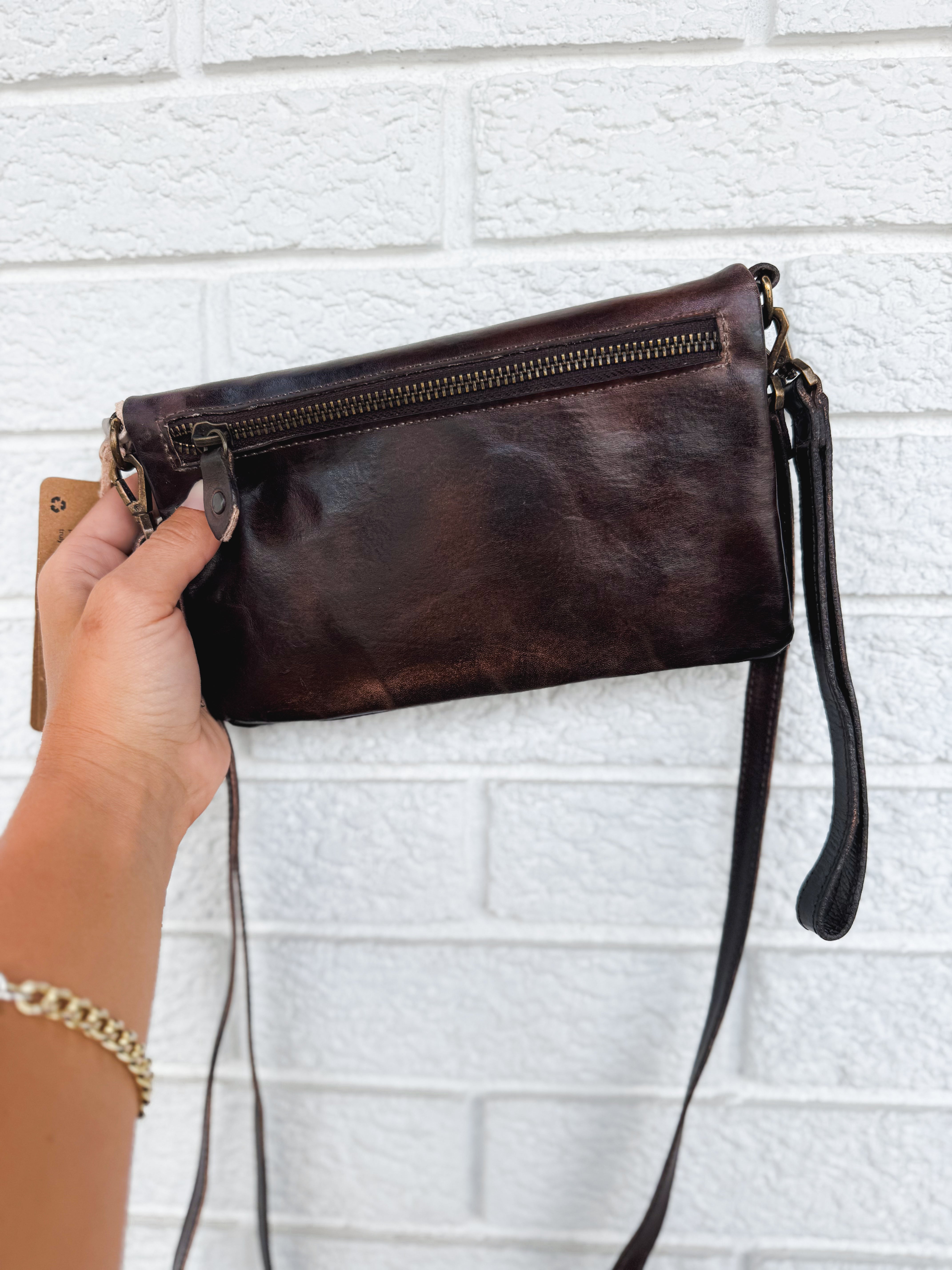 BedStu Cadence Crossbody - Teak Rustic - Lace and Grace Boutique