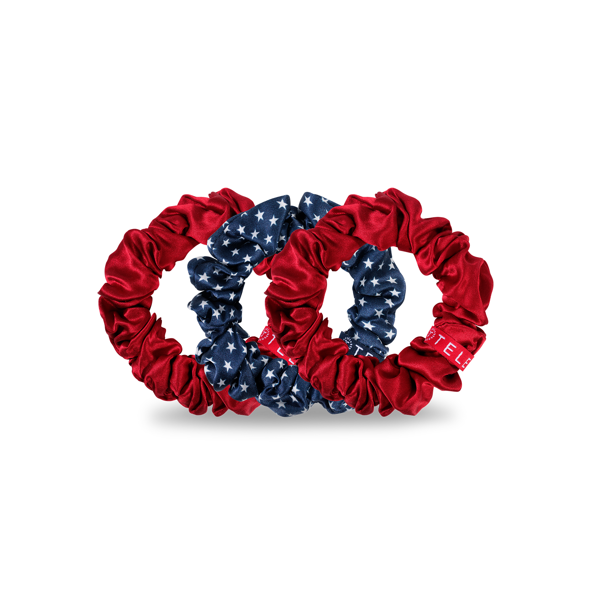 Silk Hair Scrunchie | Large | Independence Bae - Lace and Grace Boutique