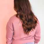 Mama Bow Crewneck Sweatshirt - Soft Purple - Lace and Grace Boutique