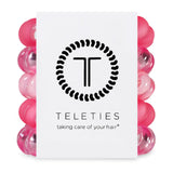 Teleties  Spiral Hair Coils | Tiny - Pretty in Pink Hair Ties