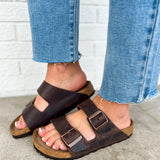 Birkenstock Arizona Soft Footbed Oiled Leather Sandal - Habana