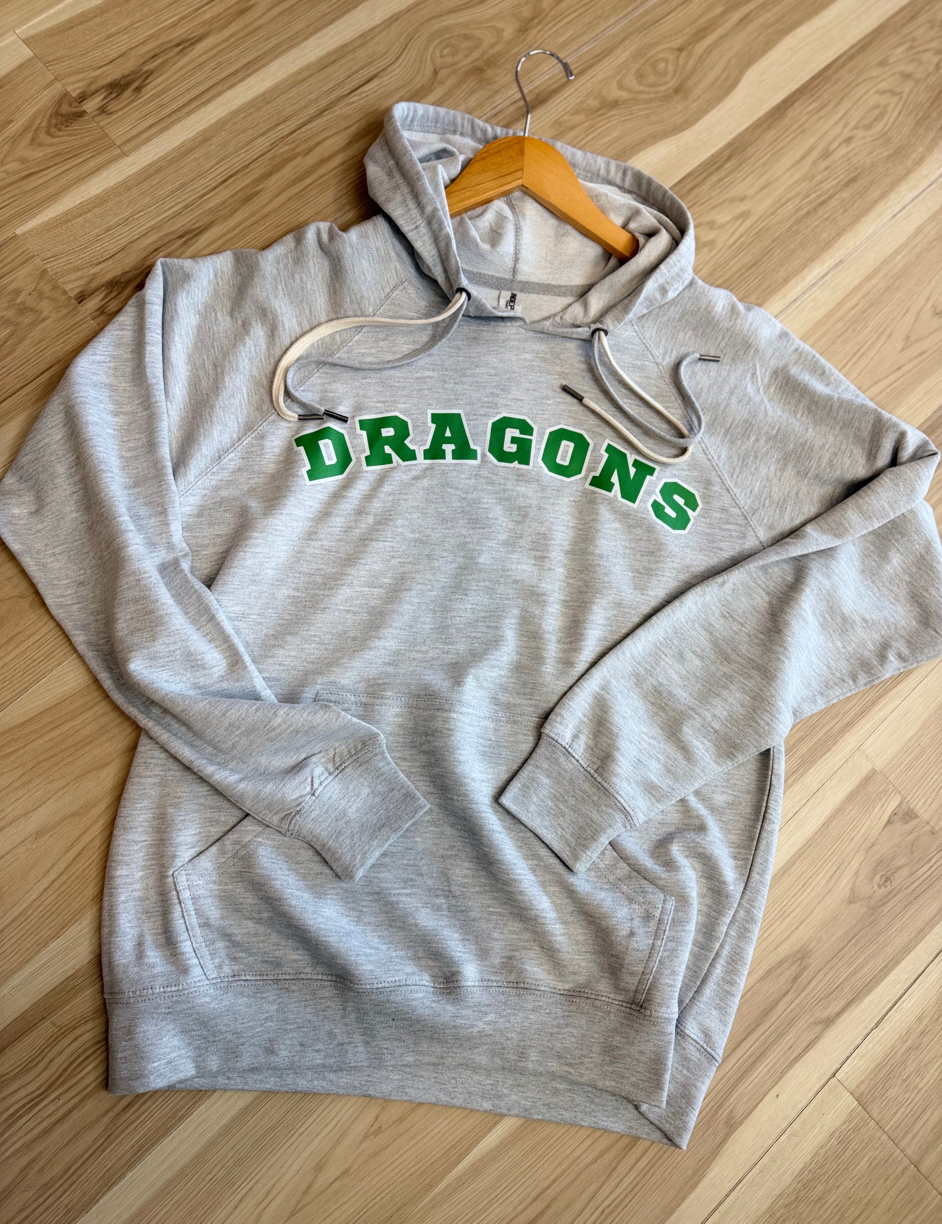 Dragons Hoodie - Grey - Lace and Grace Boutique