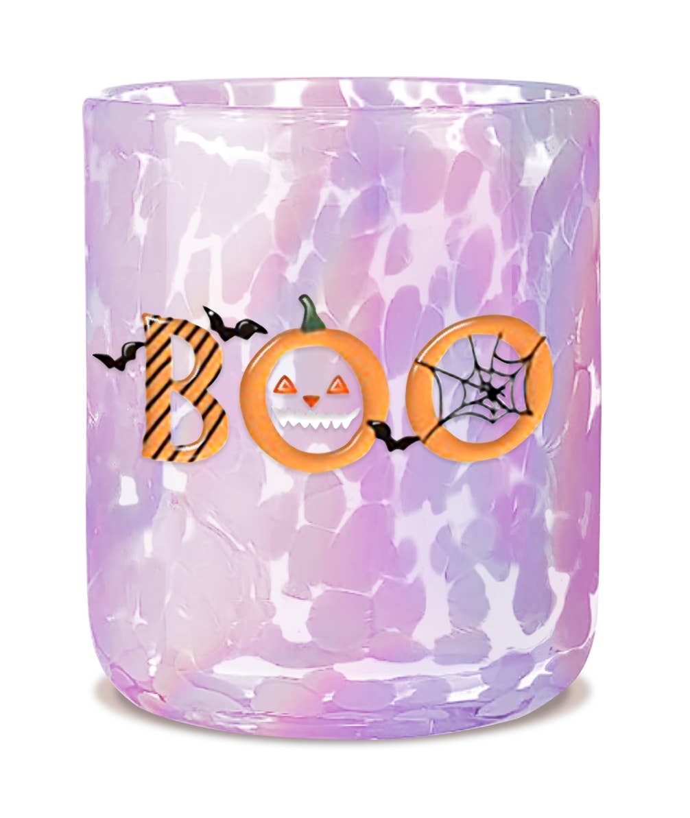 Boo Halloween 12oz. Candle - Pumpkin Apple - Lace and Grace Boutique