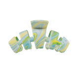 Teleties Classic Hair Clip | Medium - By The Sea Shore