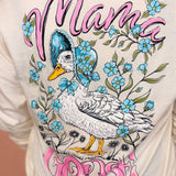 Simply Southern Mama Goose Long Sleeve Tee - Ivory - Lace and Grace Boutique
