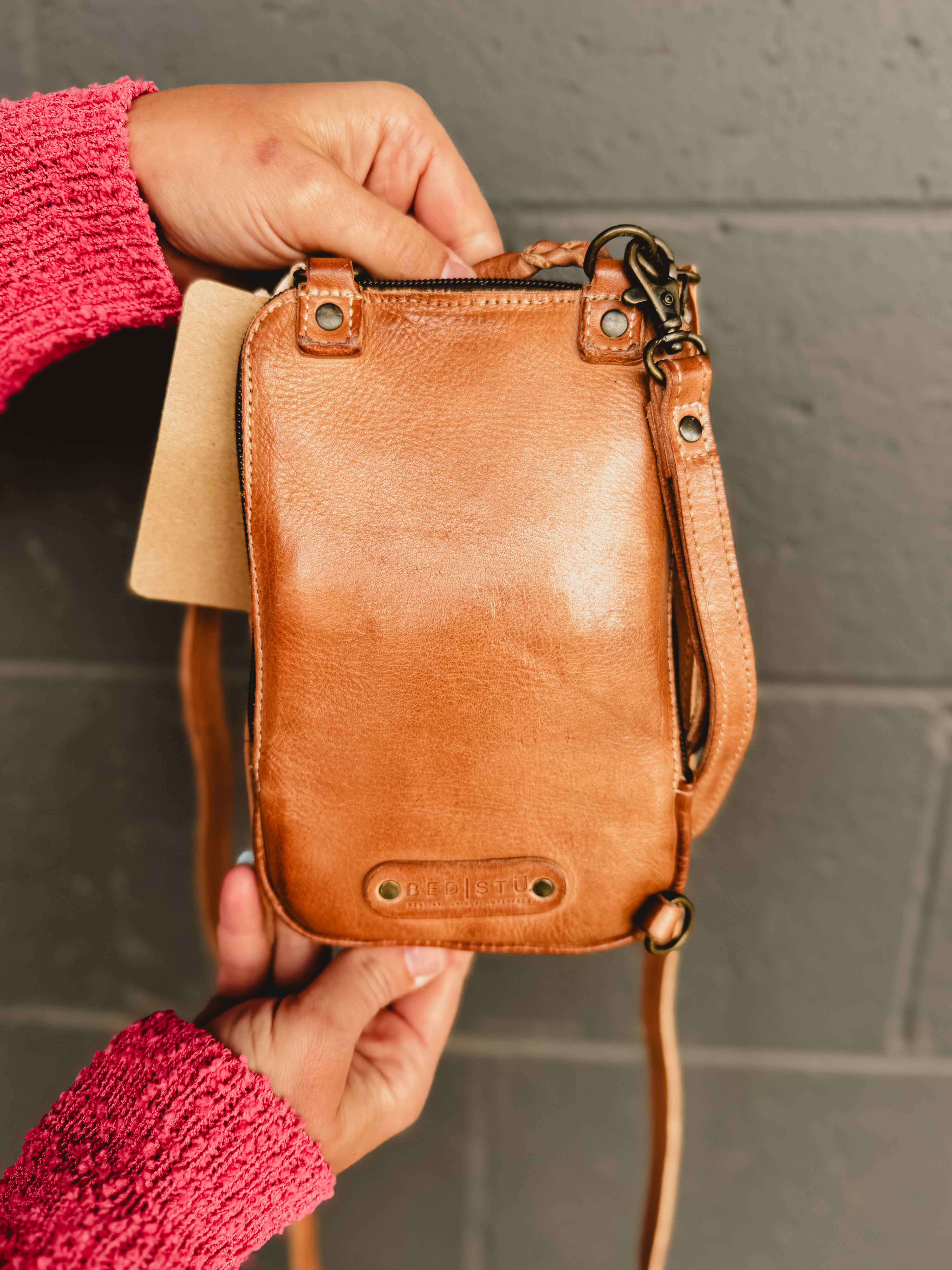 BedStu Alelike Crossbody Bag - Tan Rustic - Lace and Grace Boutique