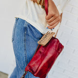 BedStu Cadence Crossbody Wallet Clutch - Red Rustic - Lace and Grace Boutique
