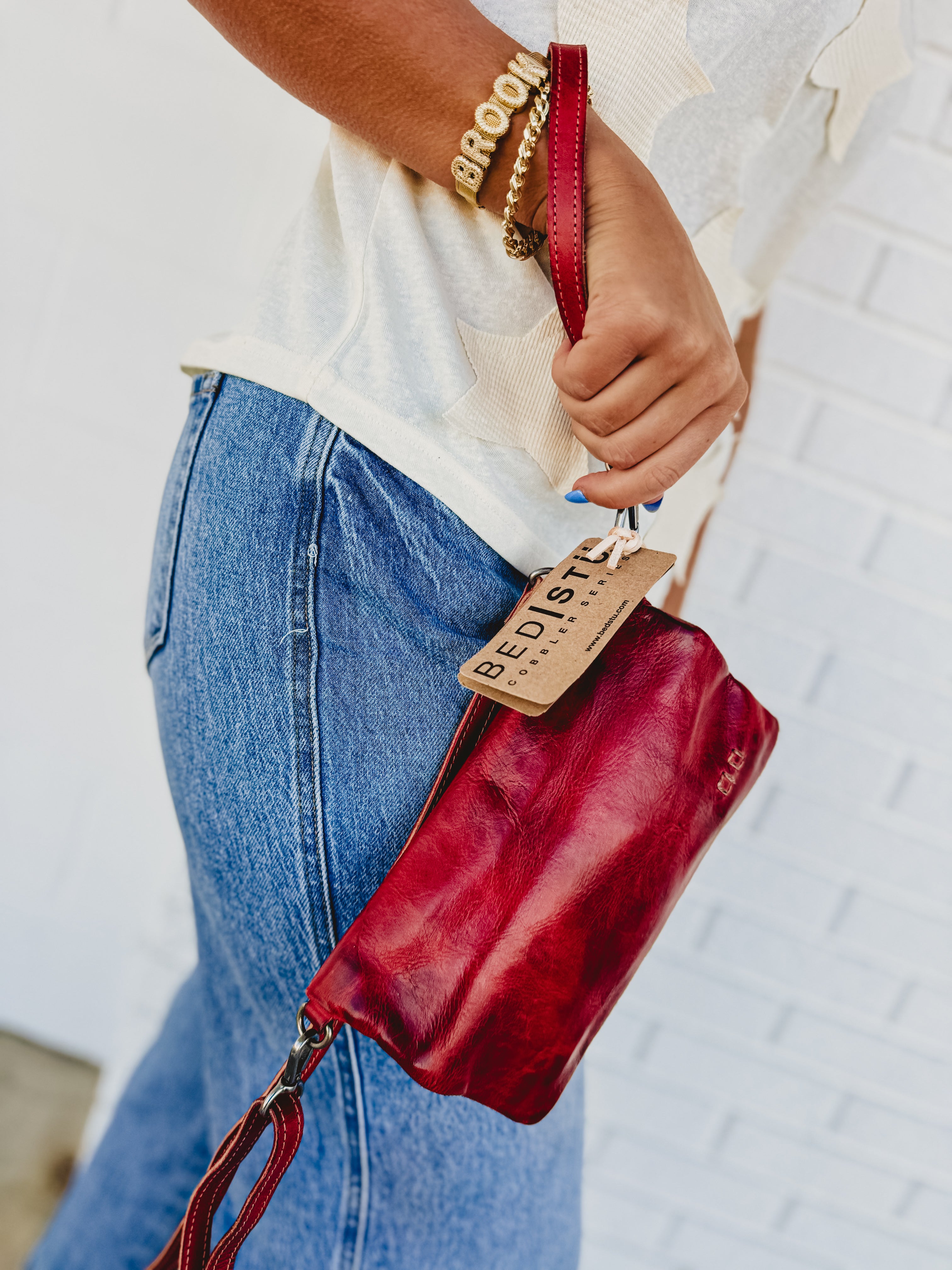 BedStu Cadence Crossbody Wallet Clutch - Red Rustic - Lace and Grace Boutique