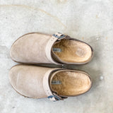 Birkenstock Lutry Premium Shearling Clog - Taupe