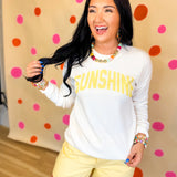 Sunshine Mineral Washed Sweatshirt - White
