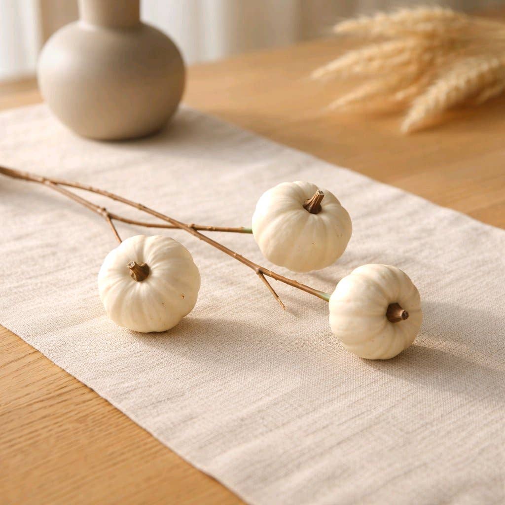 Short White Pumpkin Stem - Lace and Grace Boutique
