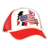 Simply Southern Patch Trucker Hat - USA Flag