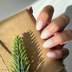 Glamnetic Press On Nails - White Swan - Lace and Grace Boutique